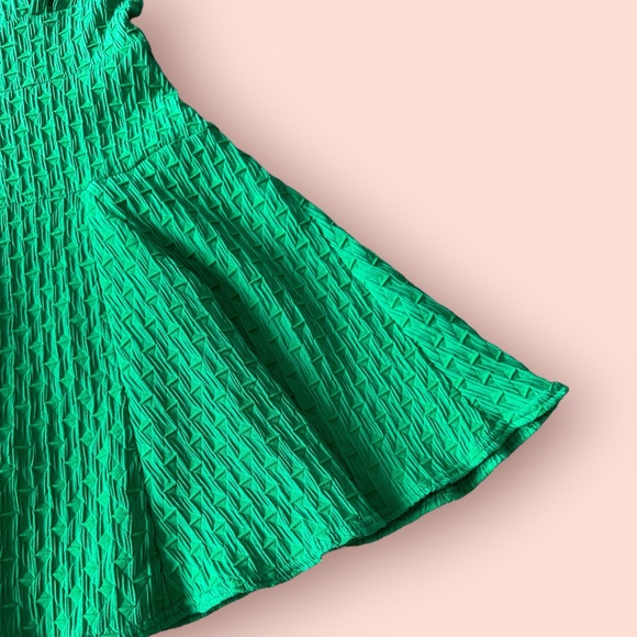 NWT Women’s Closet Designed And Made In London Green Fit And Flare Tank Dress - Picture 3 of 14